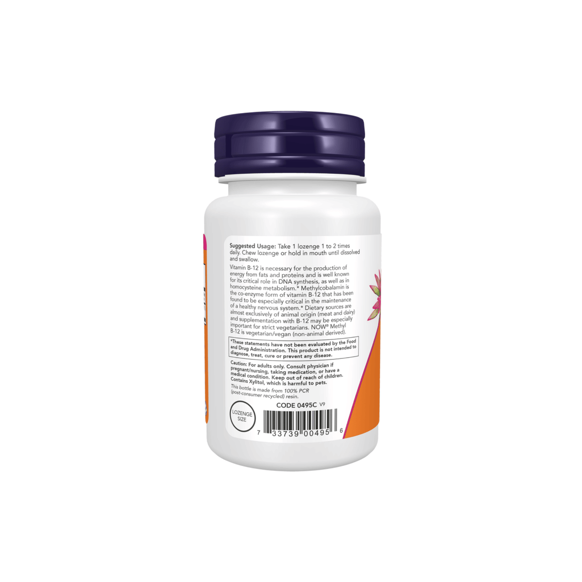 NOW Foods Methyl B-12 1000mg Lozenges
