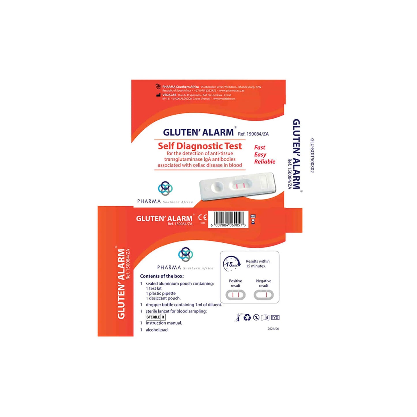 Gluten' Alarm Self Diagnostic Test Pharma
