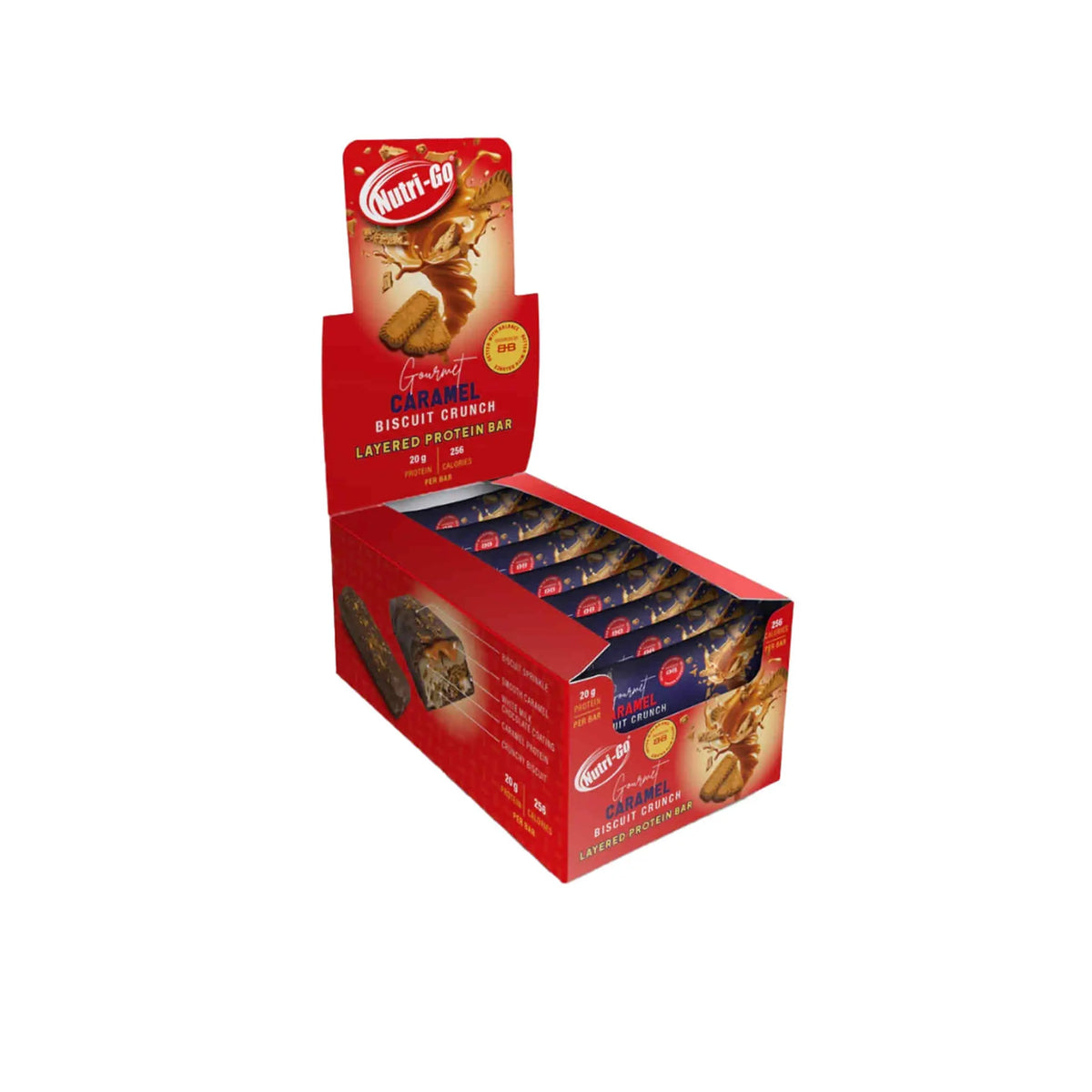 Nutri-Go Goumet Caramel Biscuit Crunch Protein Bar Nutri-Go