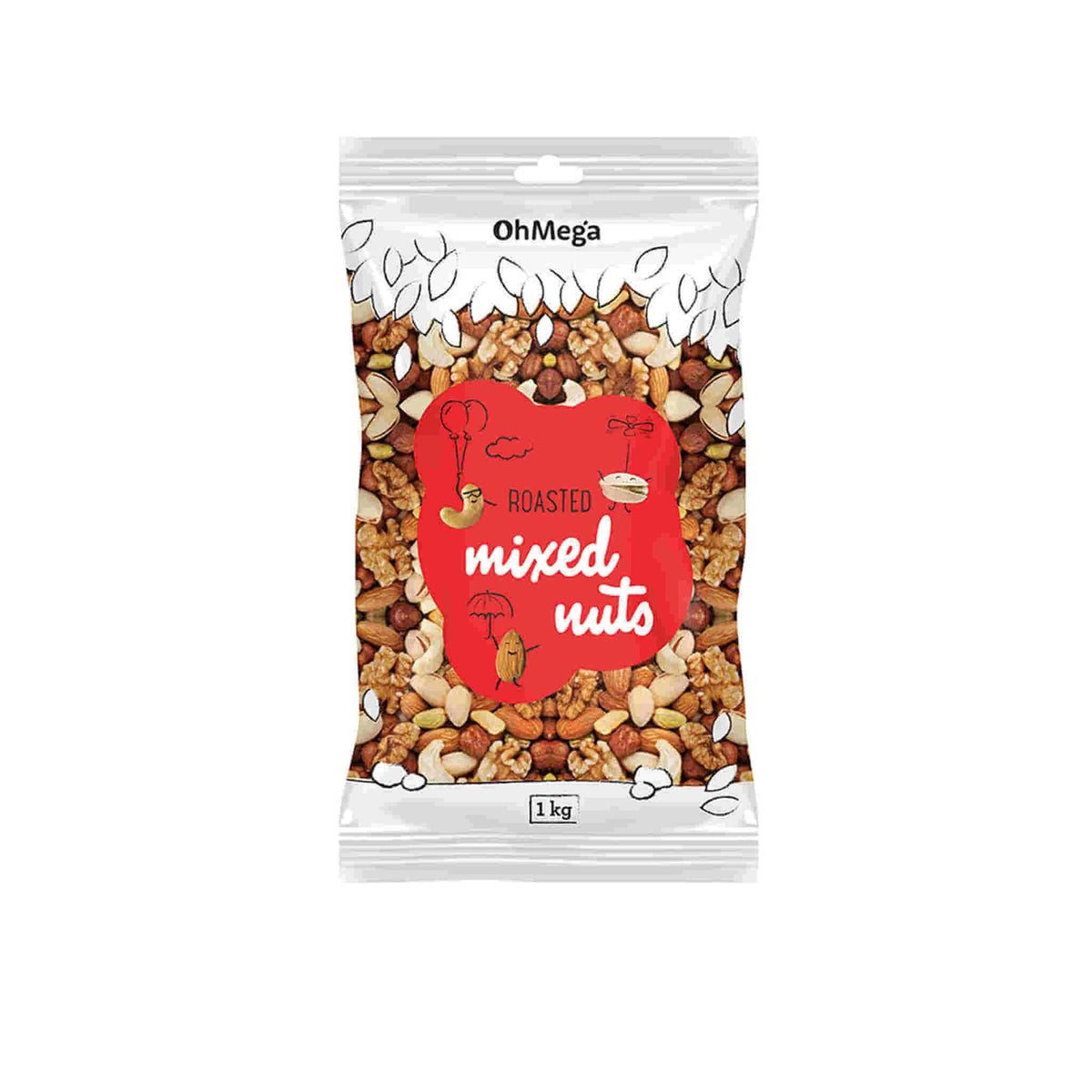 OhMega Roasted Mixed Nuts Crede Natural Oils