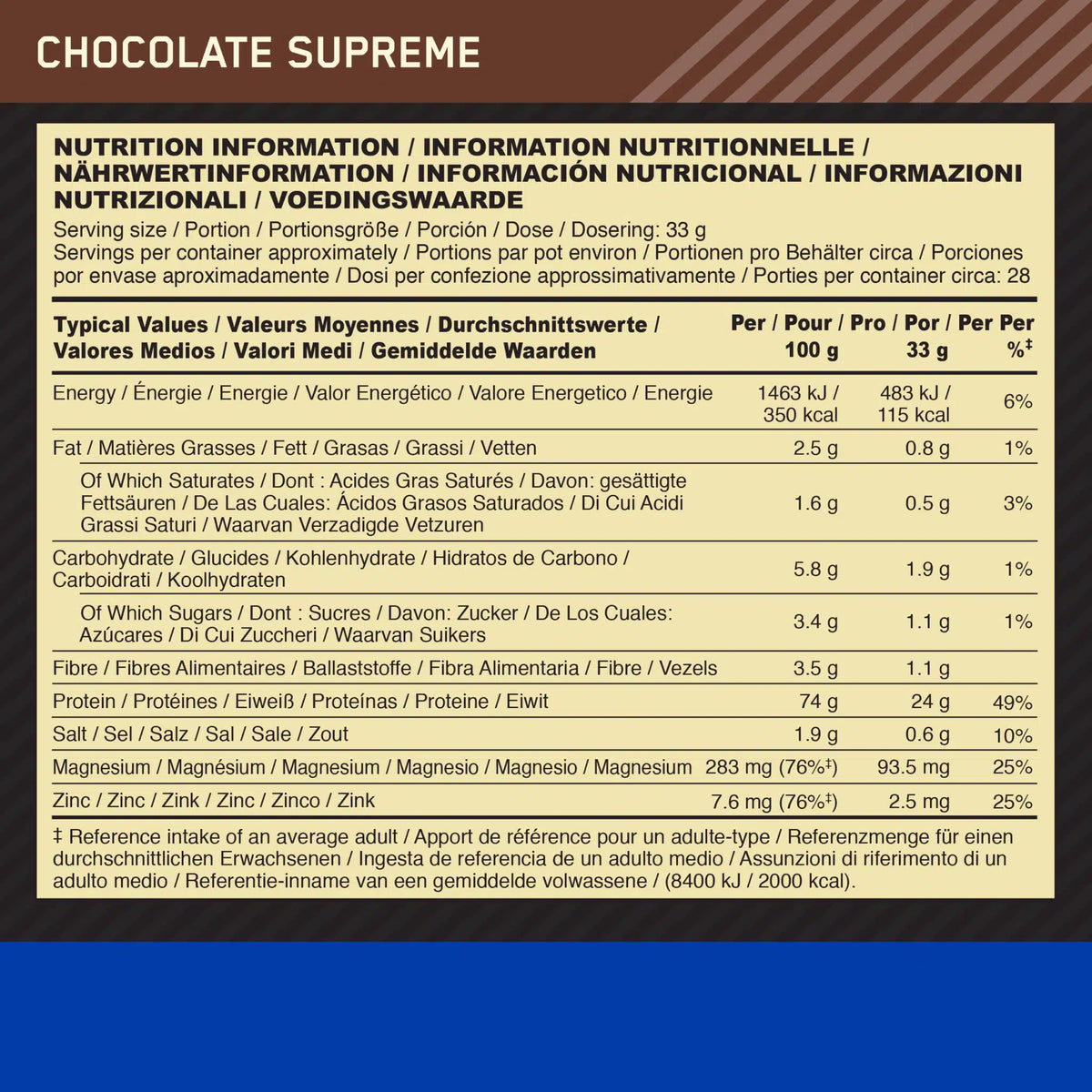 Optimum Nutrition Gold Standard 100% Casein 924g