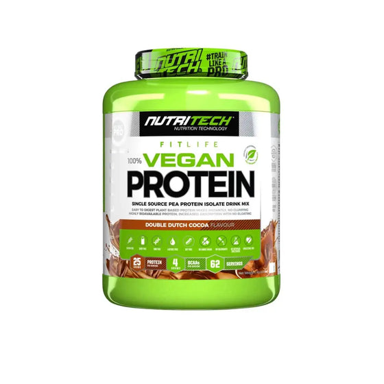 Nutritech 100% Vegan Protein - 2kg / Chocolate - Sports