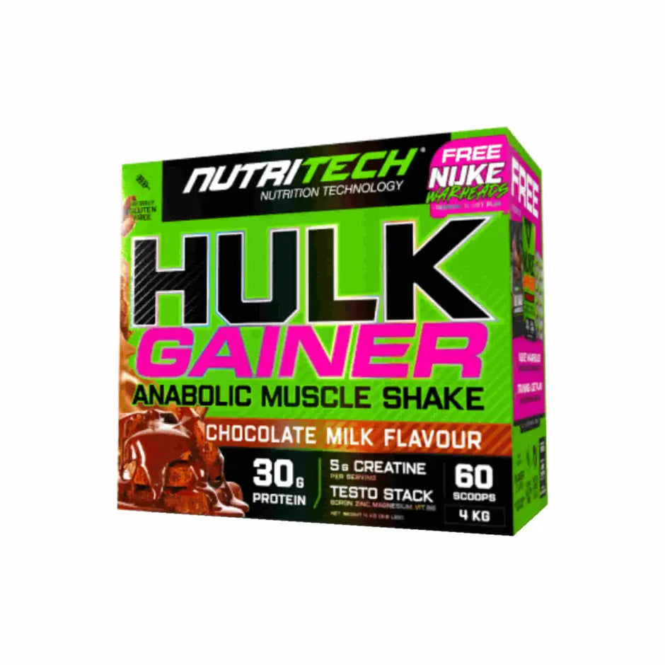 Nutritech Hulk Gainer Box 4Kg - 4kg / Chocolate Milk - Sports