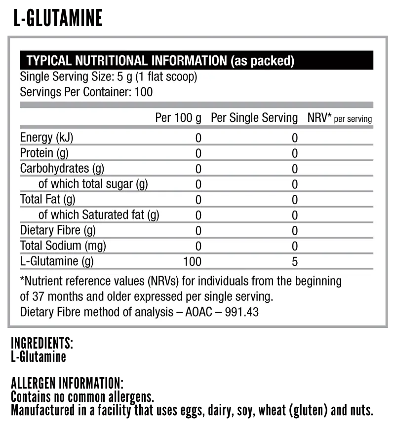 Nutritech L-Glutamine Nutritech