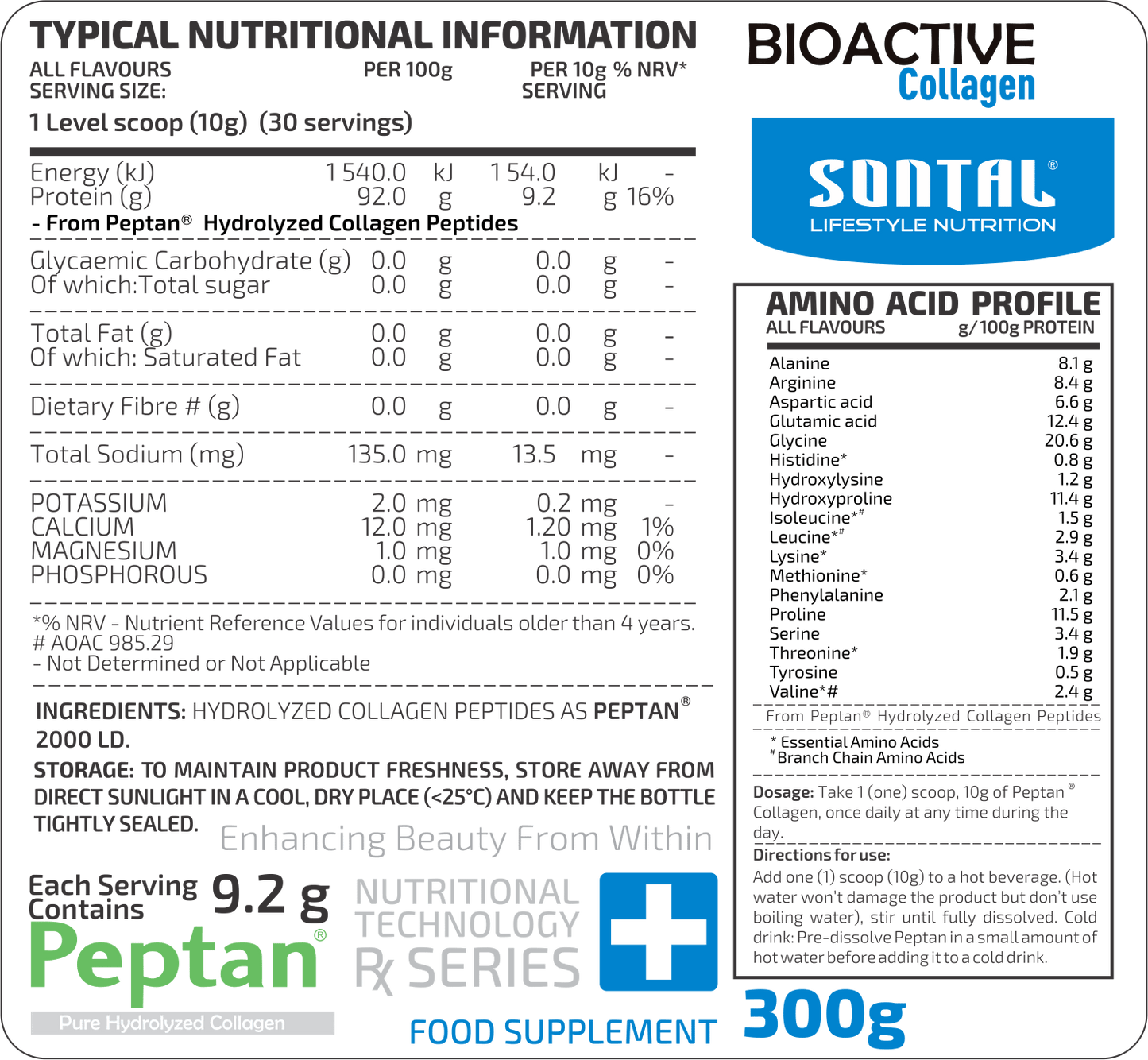SONTAL PEPTAN COLLAGEN - Sontal | Energize Health