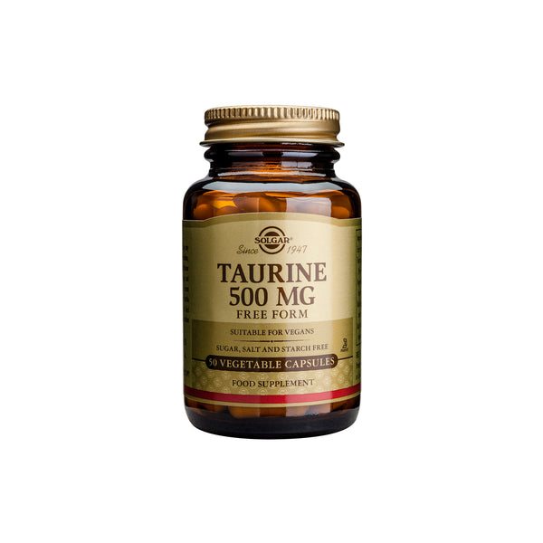 SOLGAR TAURINE 500MG - Solgar | Energize Health