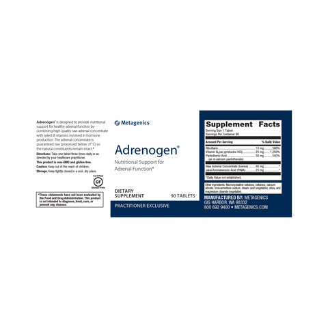 Metagenics Adrenogen - Metagenics | Energize Health