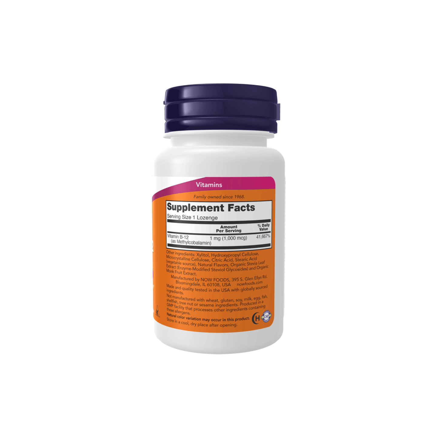 NOW Foods Methyl B-12 1000mg Lozenges