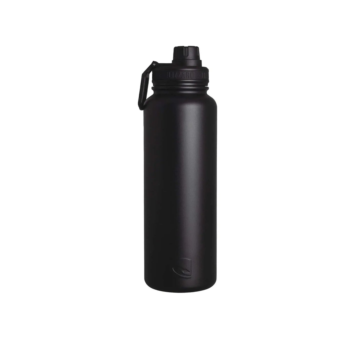 Lizzard Flask 1200ml in sleek black, double-walled stainless steel for durable beverage storage.