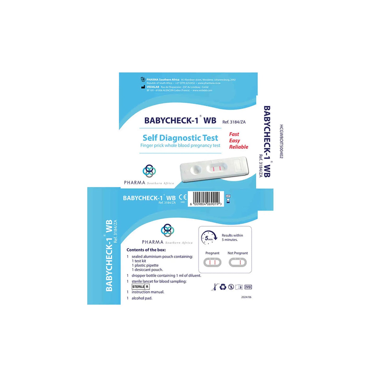Babycheck-1 WB Self Diagnostic Test Pharma
