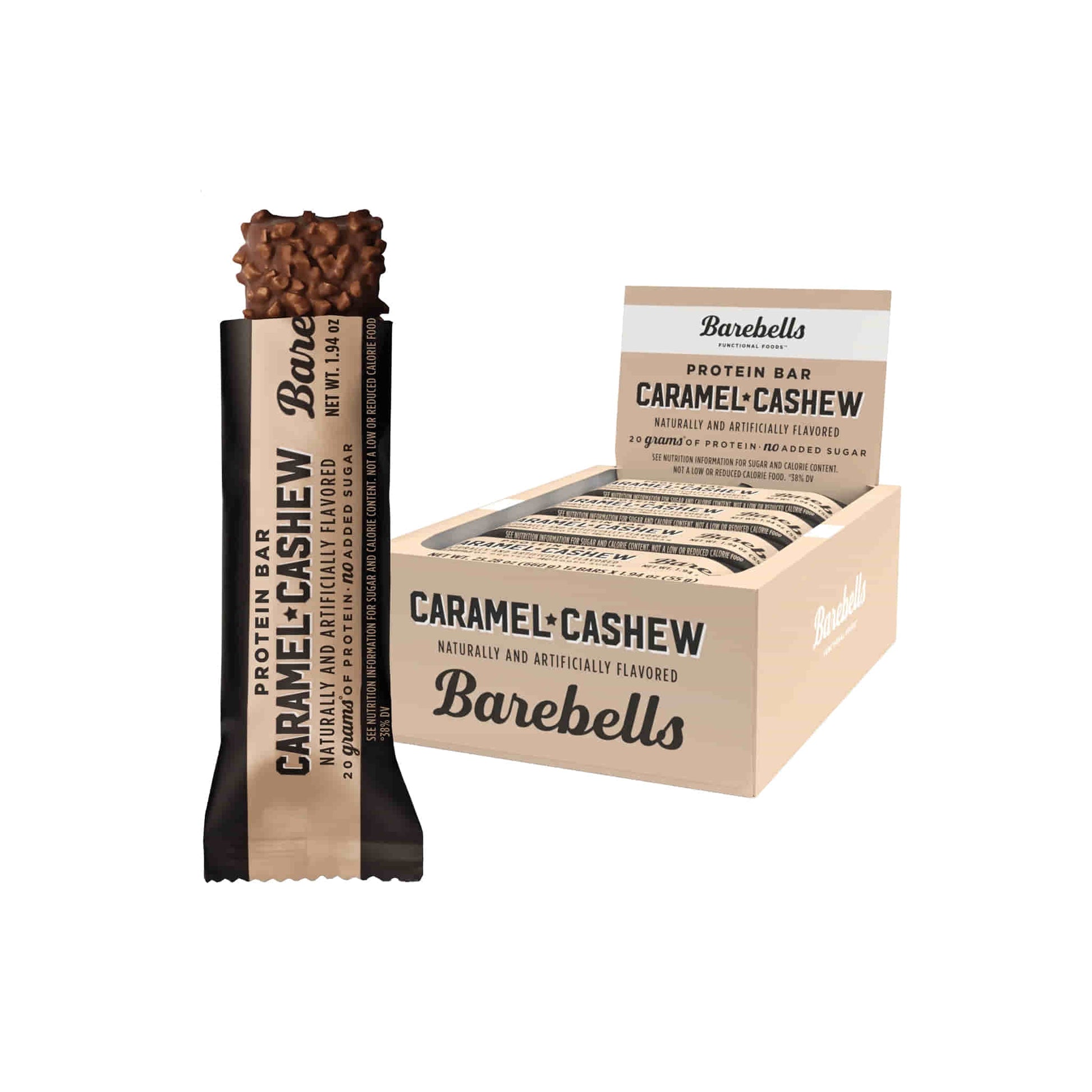 Barebells Caramel Cashew Protein Bar Barebells