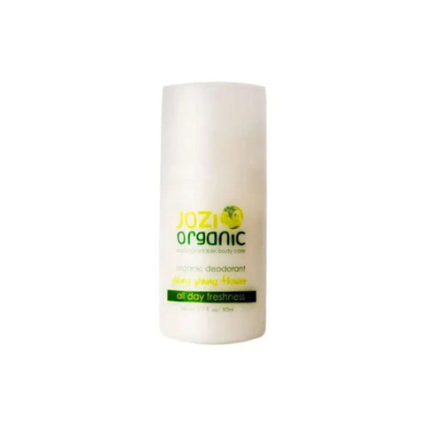Jozi Deo Ylang Ylang organic deodorant, plant-based formula for all-day freshness and confidence.