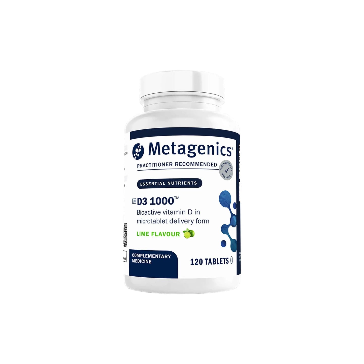 Metagenics D3 1000iu + 25% Extra Tablets FREE Metagenics