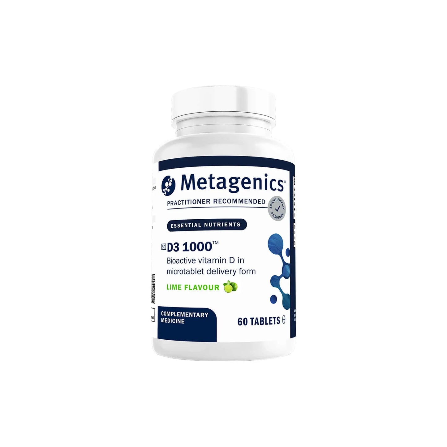 Metagenics D3 1000iu + 25% Extra Tablets FREE Metagenics
