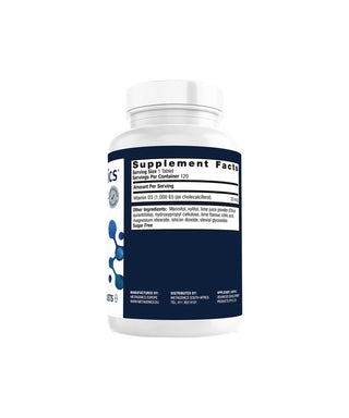 Metagenics D3 1000iu + 25% Extra Tablets FREE