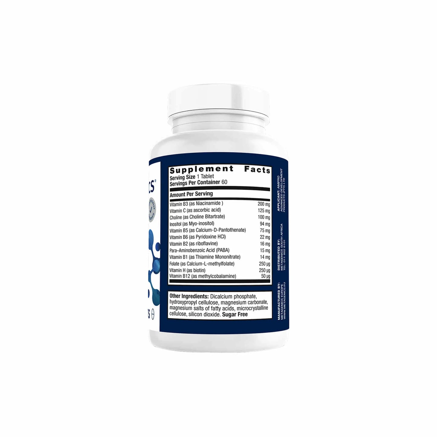 Metagenics GlycoGenics B Complex - Homocysteine & Energy Metabolism Support Metagenics