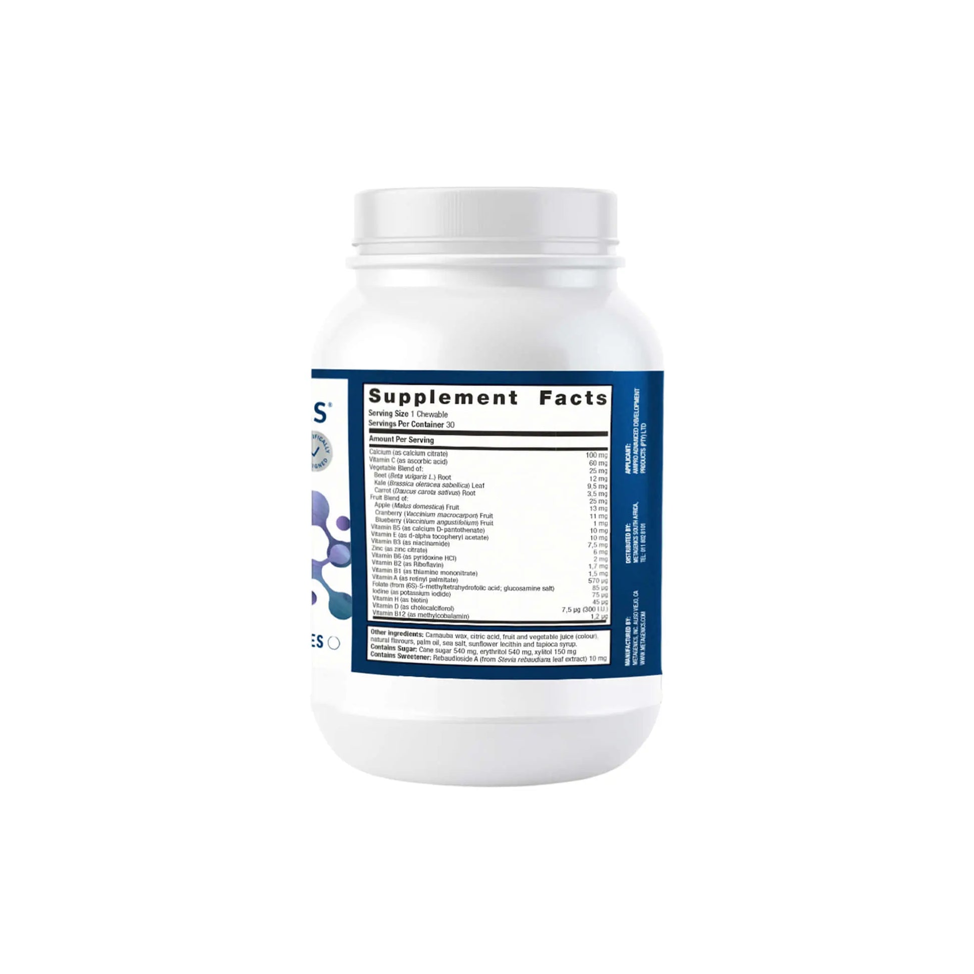 Metagenics MetaMulti Multivitamin Chewable Metagenics