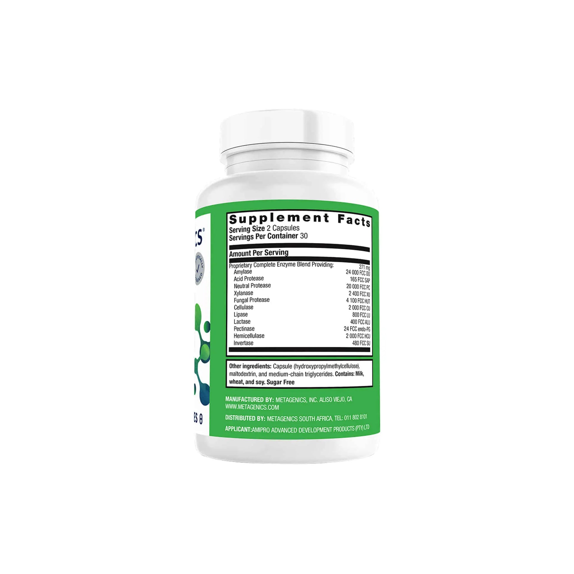 Metagenics Spectrazyme Complete Metagenics