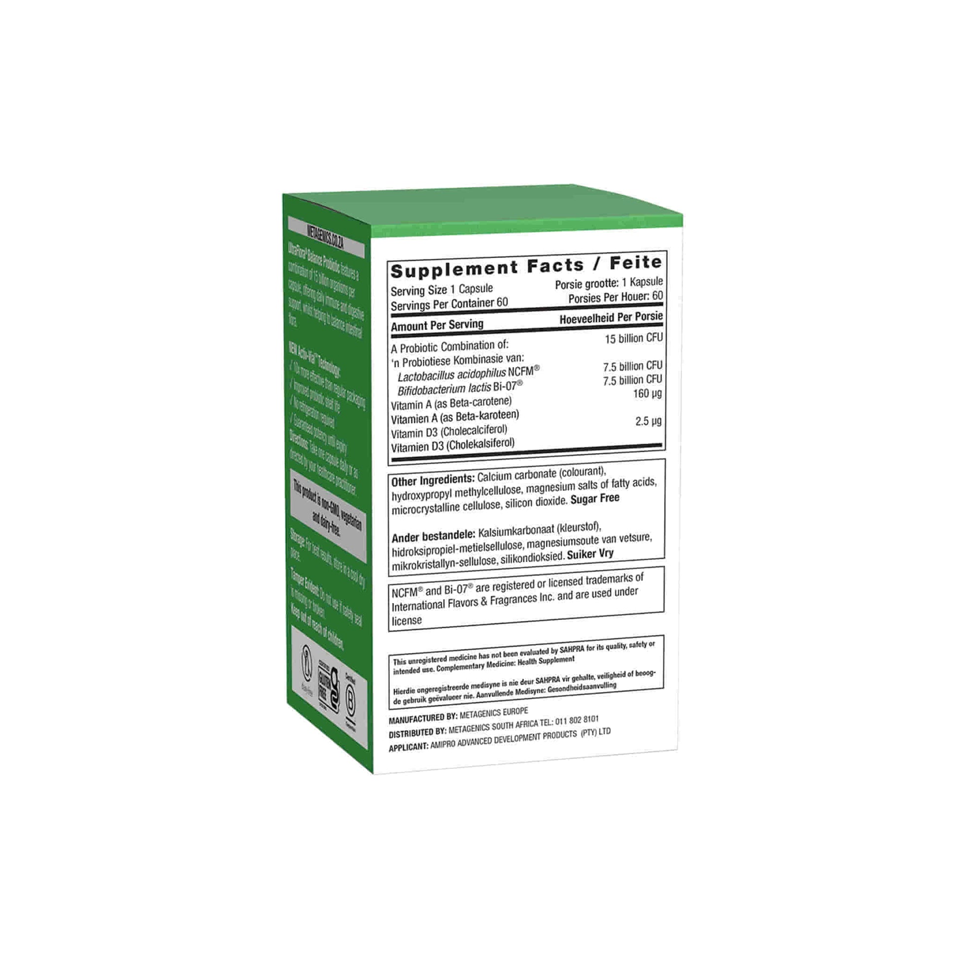 Metagenics UltraFlora Balance Probiotic Metagenics