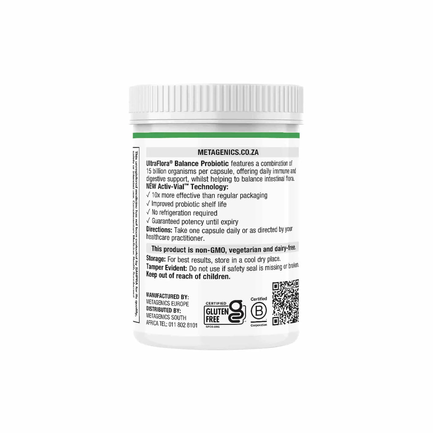 Metagenics UltraFlora Balance Probiotic Metagenics