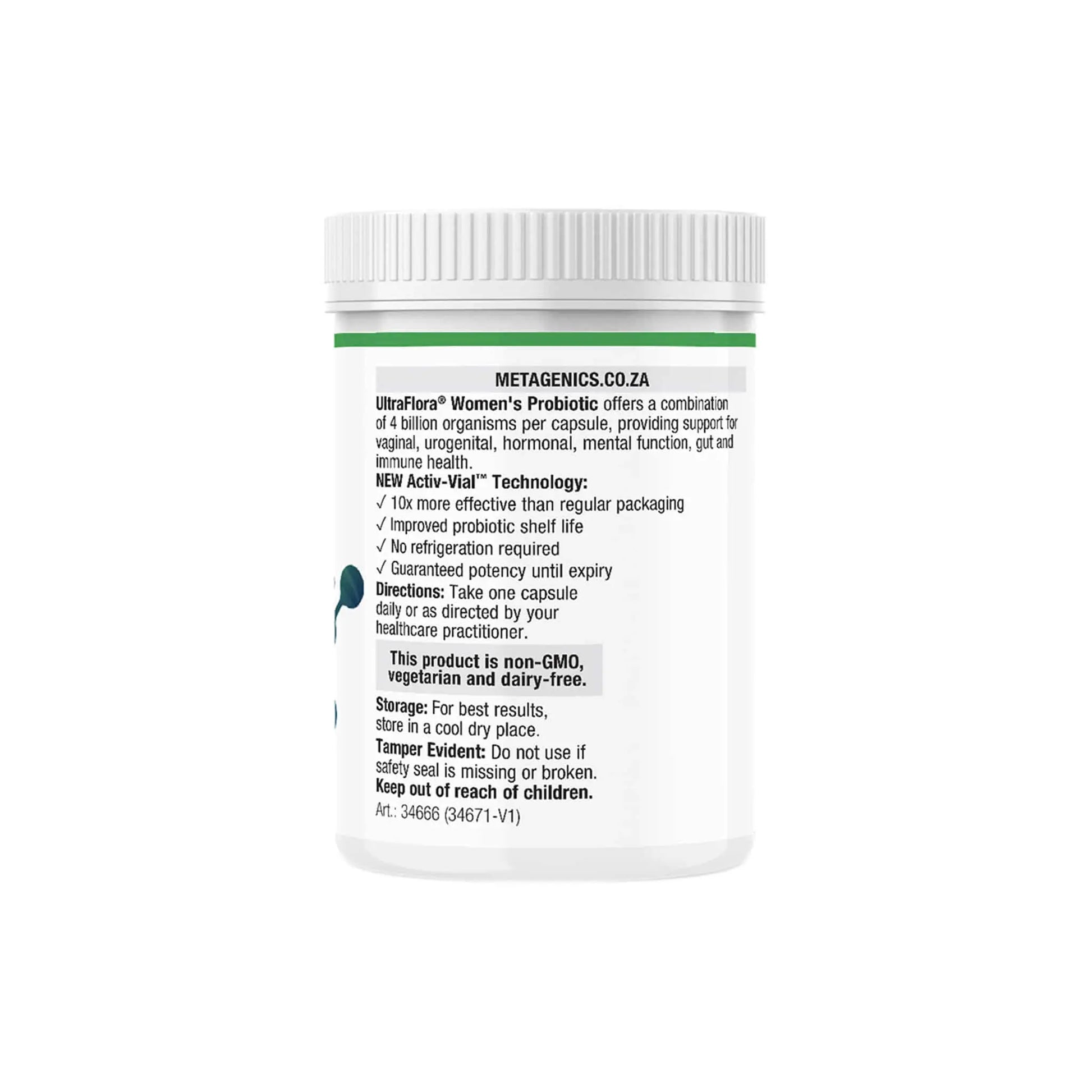 Metagenics UltraFlora Women's Probiotic Metagenics