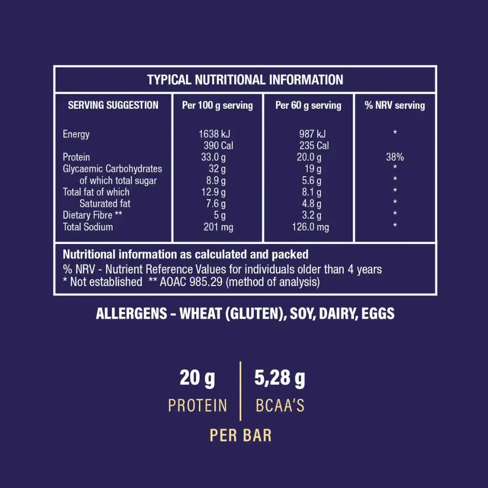 Nutri-Go Gourmet White Choc Milk Tart Protein Bar Nutri-Go