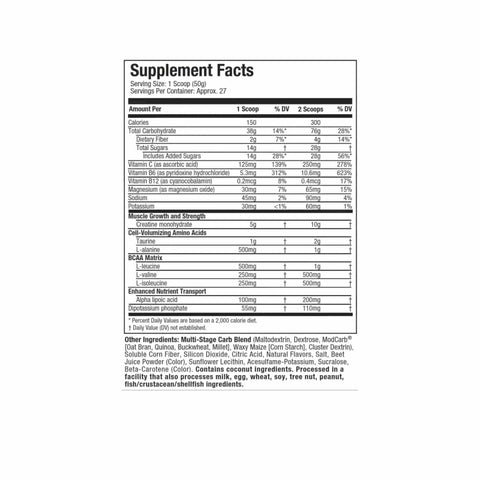 Muscletech Cell Tech Creatine 2.7Kg fruit punch flavor for muscle building and strength enhancement.