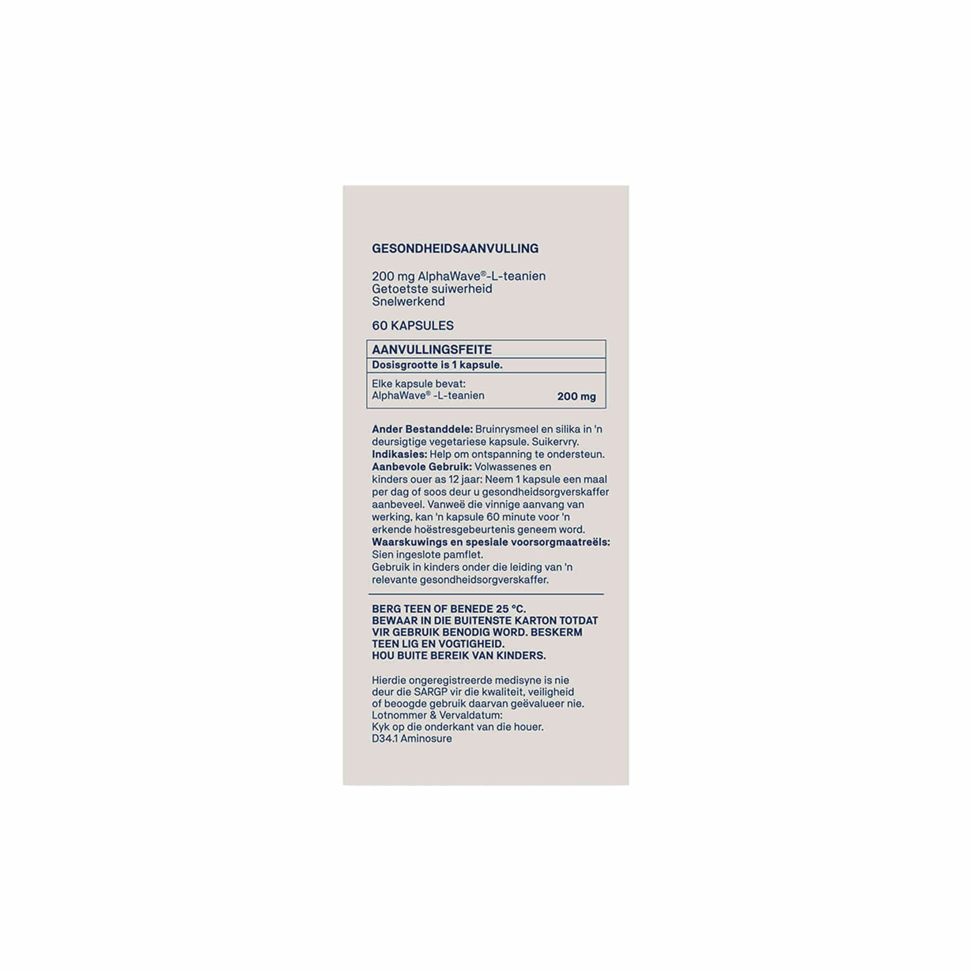 Natroceutics L-Theanine Natroceutics SA