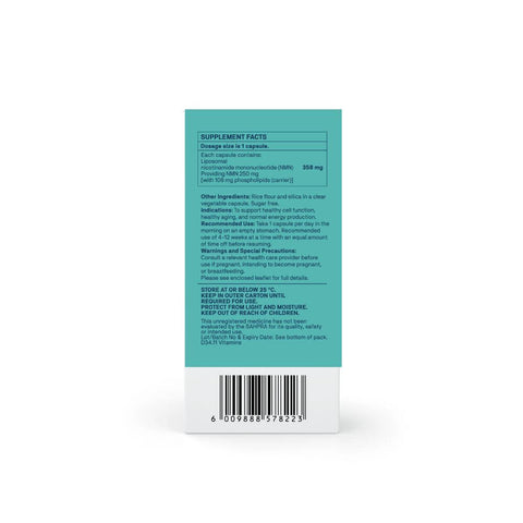 Natroceutics NMN Advanced supplement bottle and box, promoting increased intracellular NAD+ for wellness.