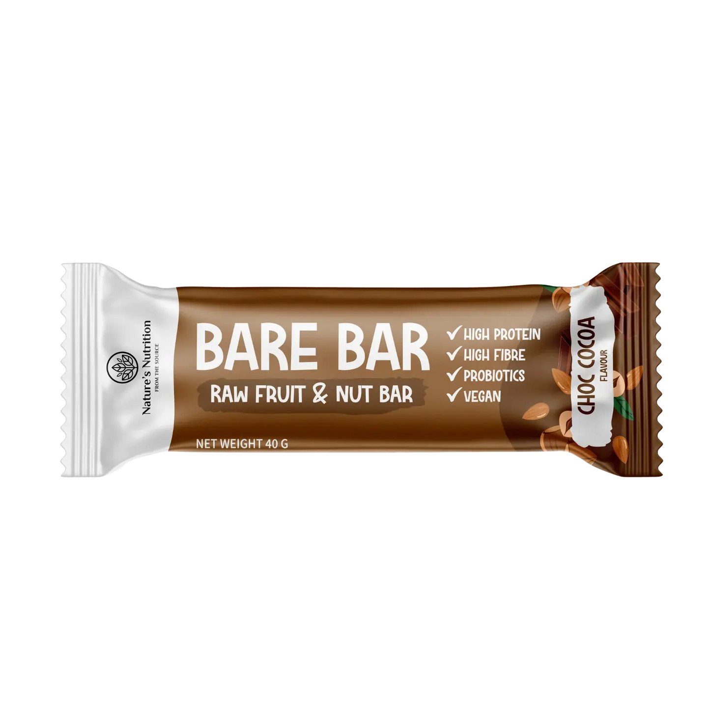 Nature's Nutrition Bare Bar Choc Cocoa Nature’s Nutrition