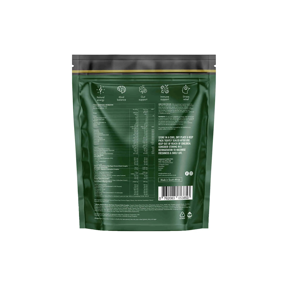 Nature's Nutrition Active Greens + Nature’s Nutrition
