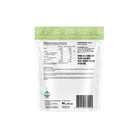 Nature's Nutrition Organic Celery Powder