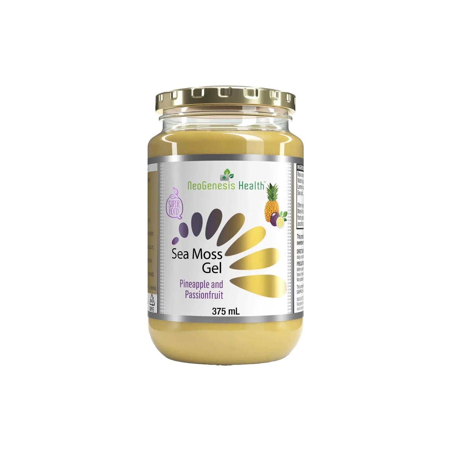 Neogenesis Sea Moss Gel Pineapple and Passionfruit Neogenesis Health
