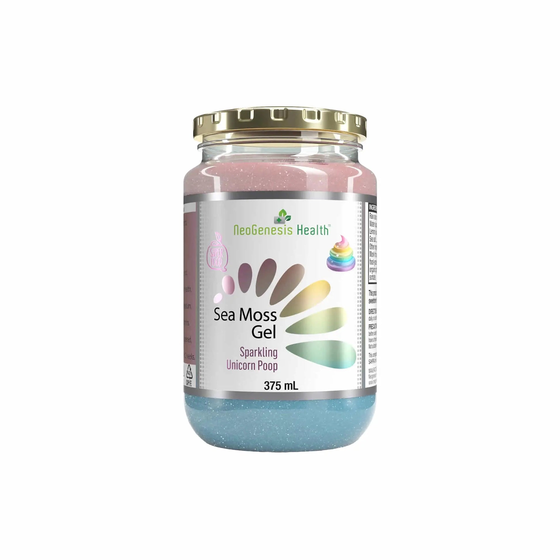 Neogenesis Sea Moss Gel Sparkling Unicorn Poop Neogenesis Health