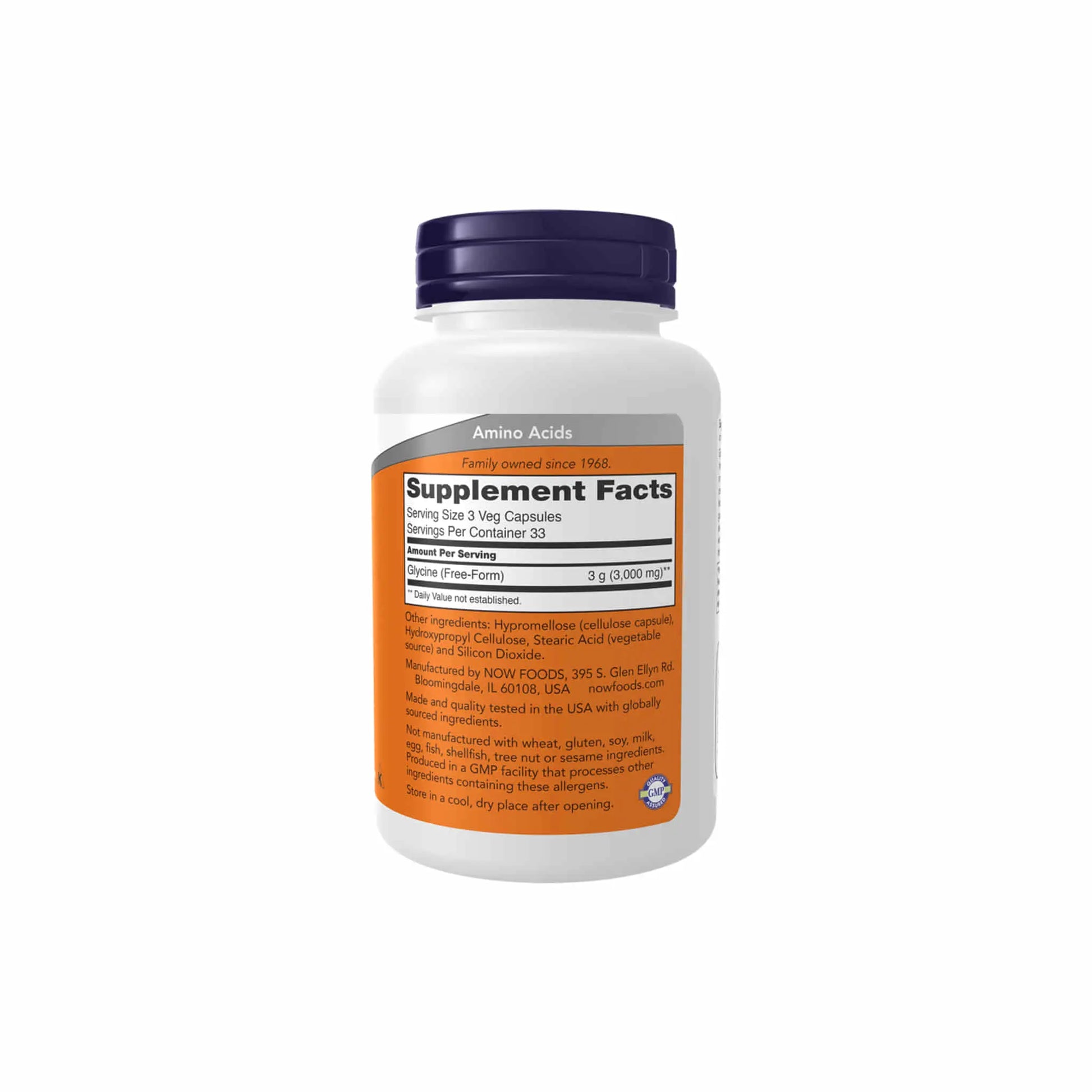 Now Foods Glycine 1000mg Now Foods