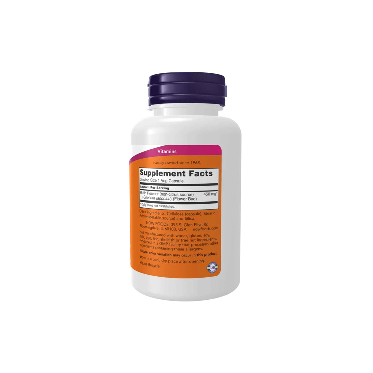 Now Foods Rutin 450mg Now Foods