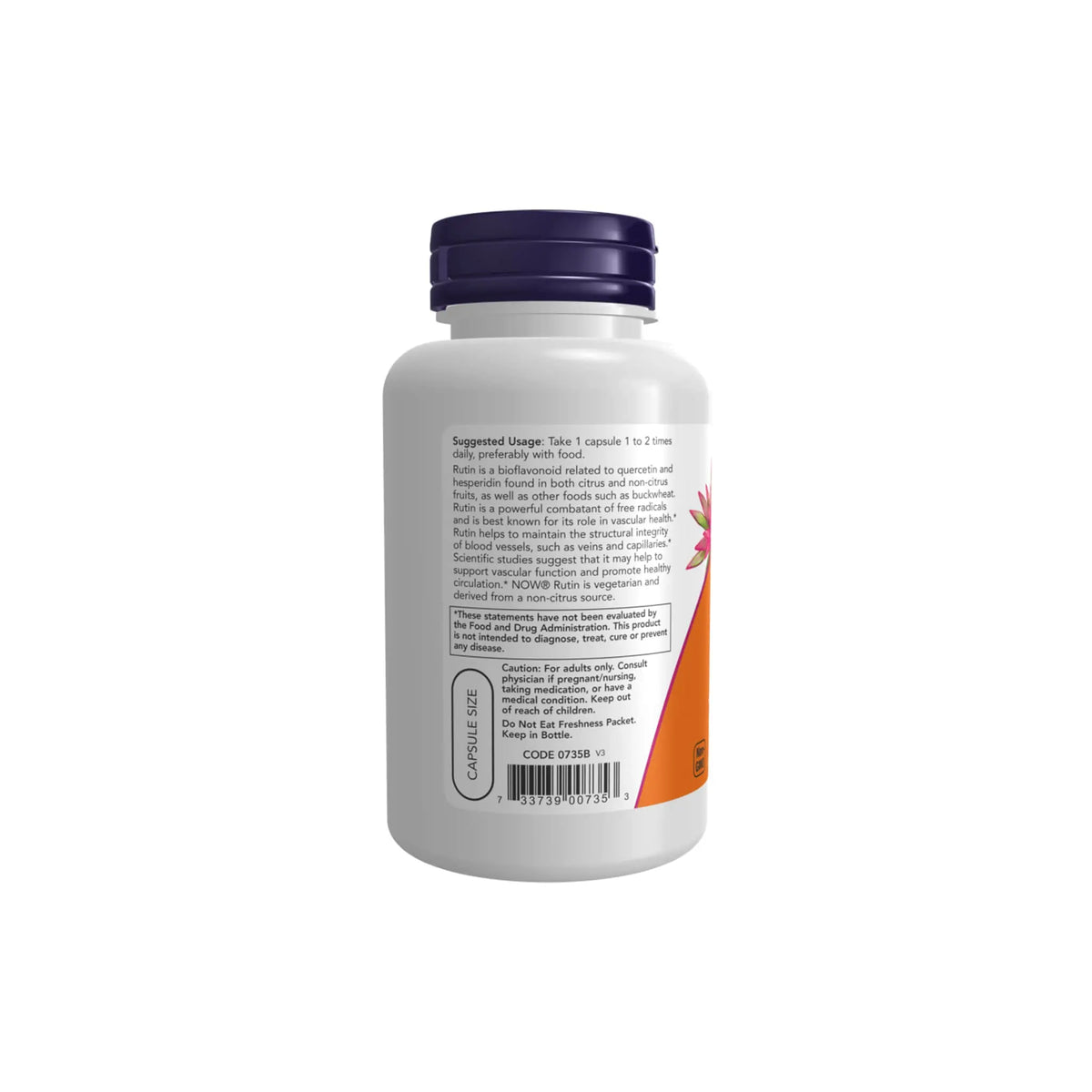 Now Foods Rutin 450mg Now Foods
