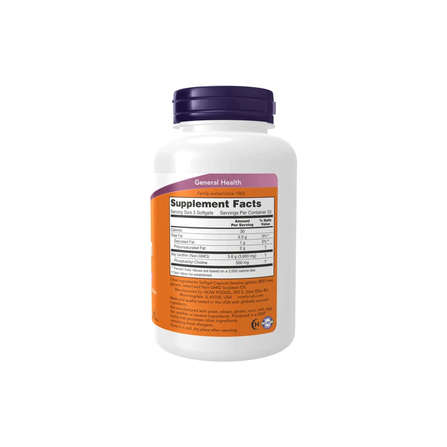 Now Foods Soy Lecithin 1200mg Now Foods