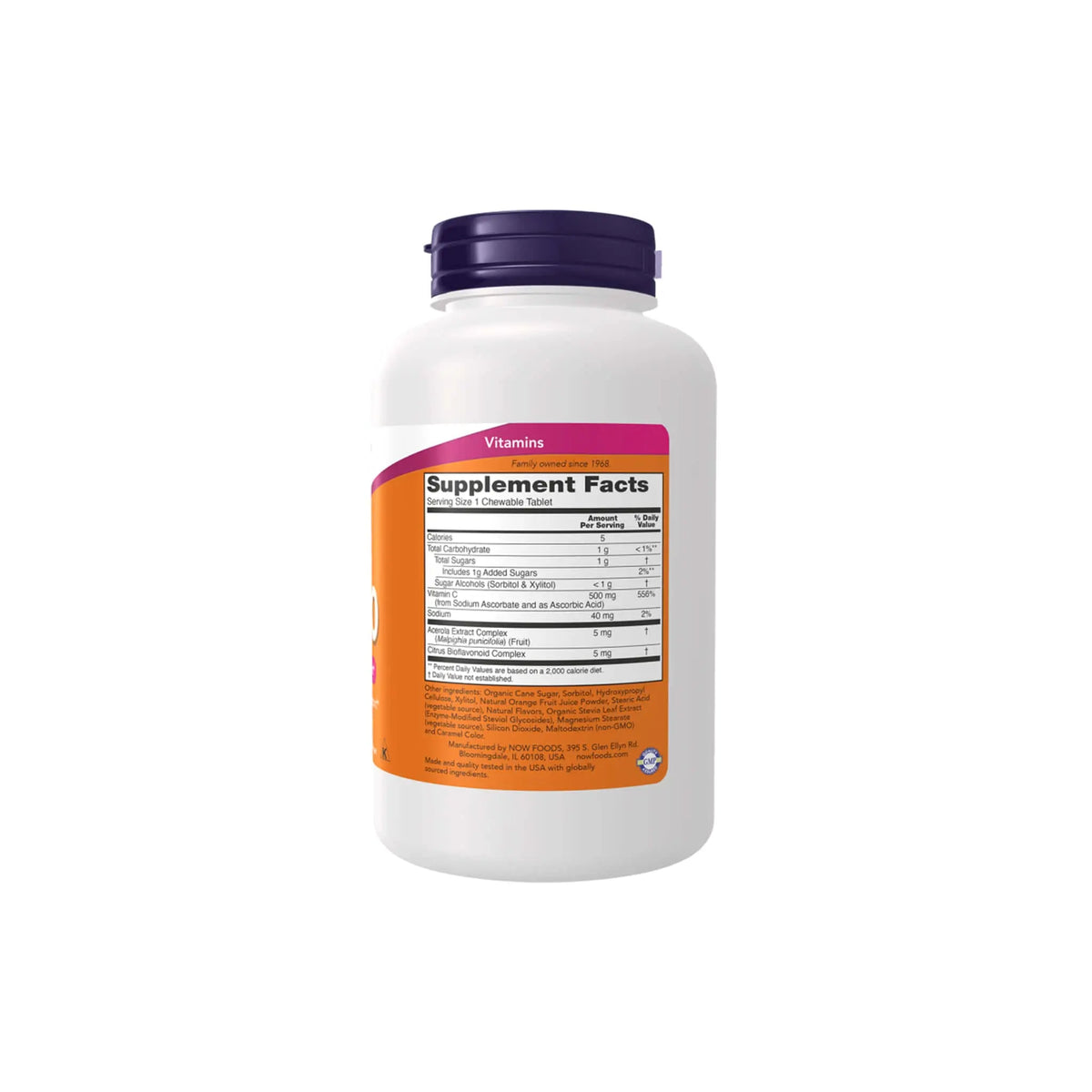 Now Foods Vitamin C-500  Chewable Now Foods