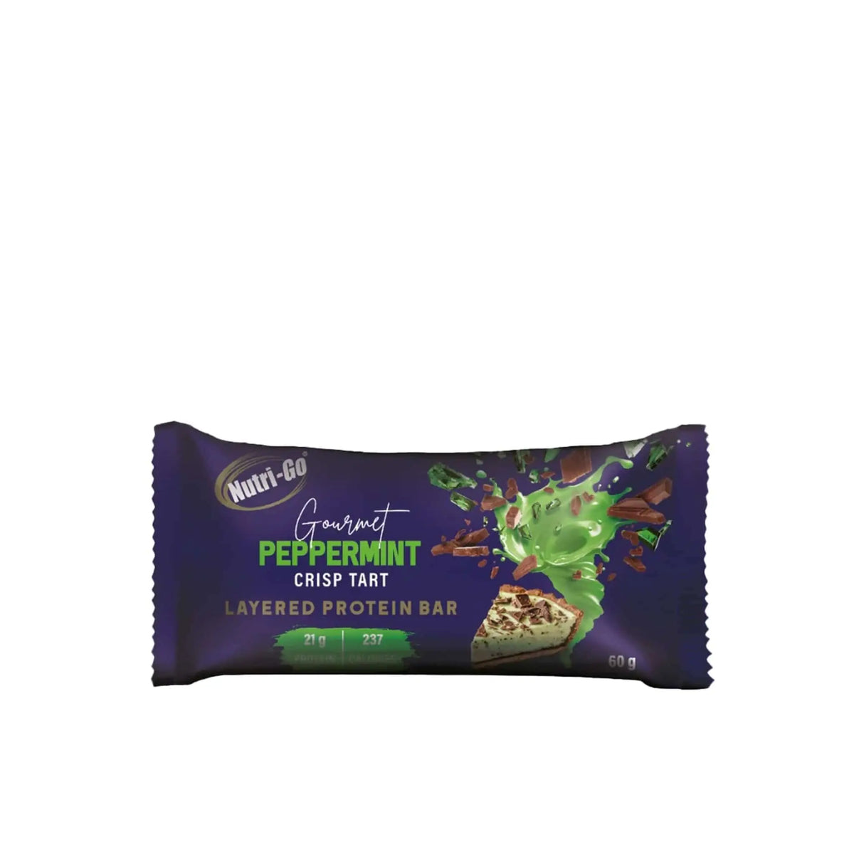 Nutri-Go Gourmet Peppermint Crisp Tart Protein Bar Nutri-Go