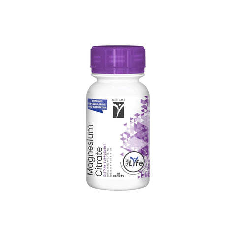 Nutrigreen Magnesium Citrate supplement bottle promoting optimal magnesium absorption and health benefits.