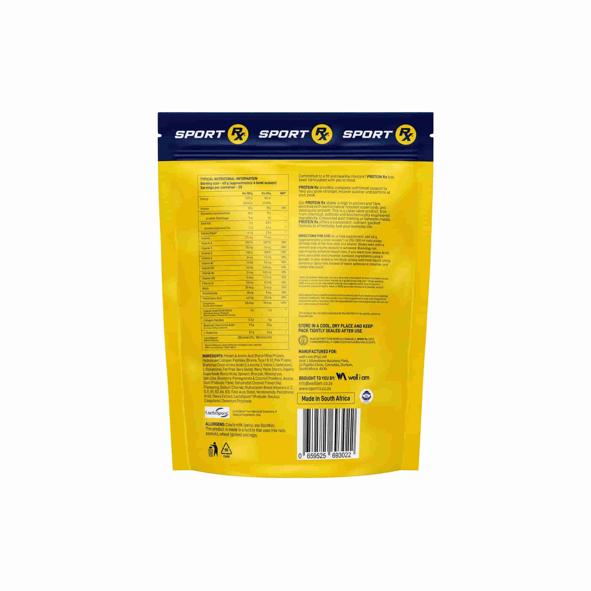 Sport RX Protein Recovery & Performance Shake Sport RX