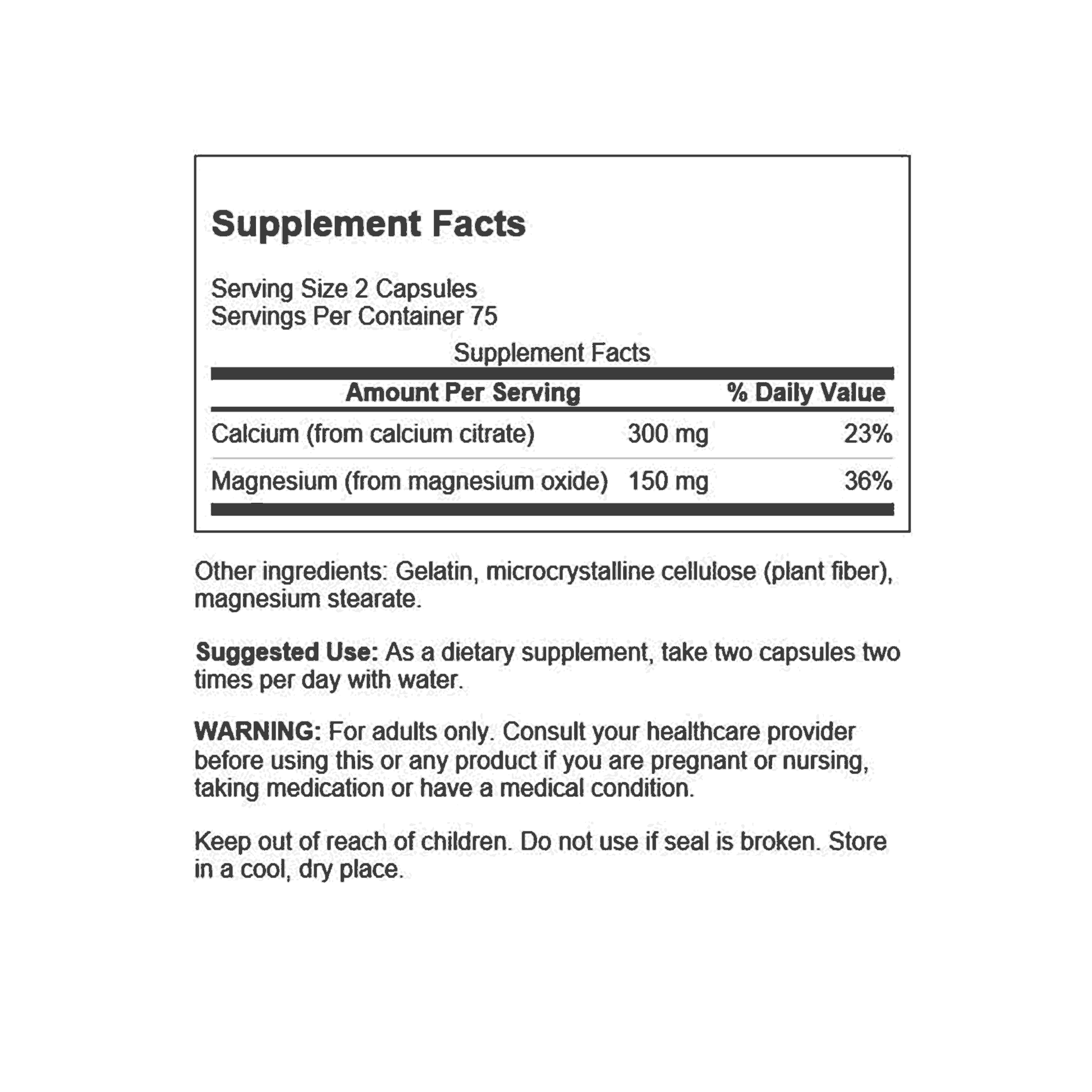 Swanson Calcium Citrate Plus Magnesium Swanson