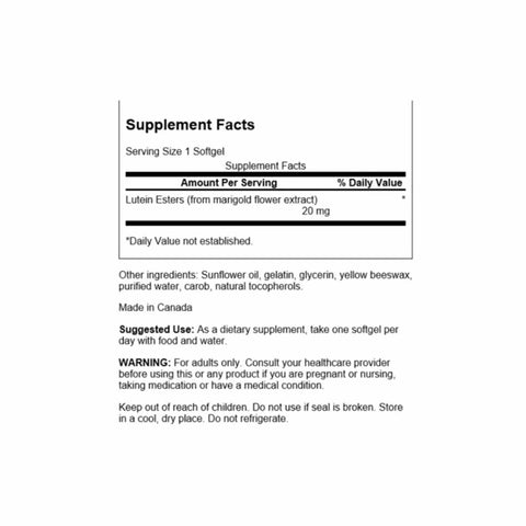 Swanson Lutein Esters