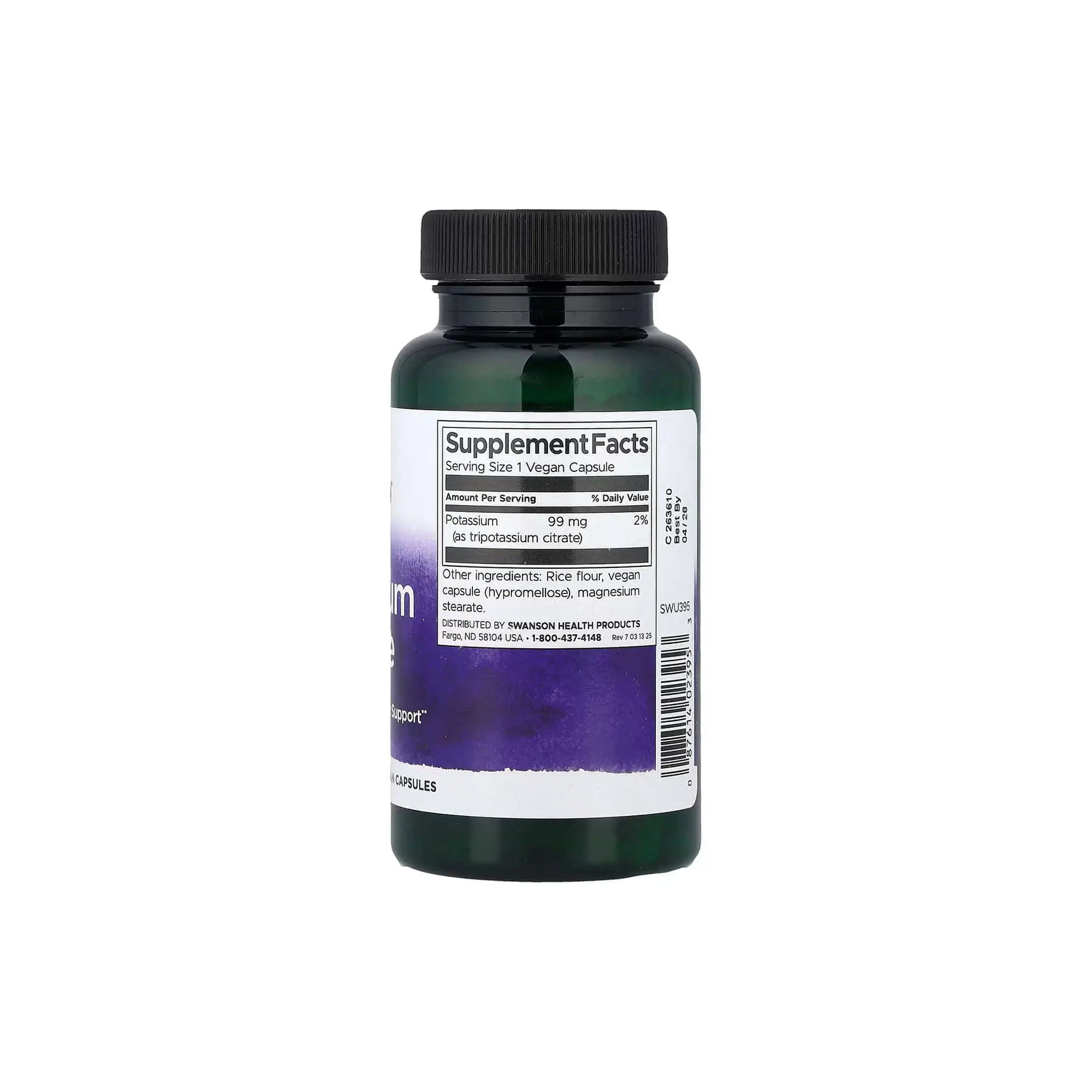 Swanson Potassium Citrate 99 mg Swanson
