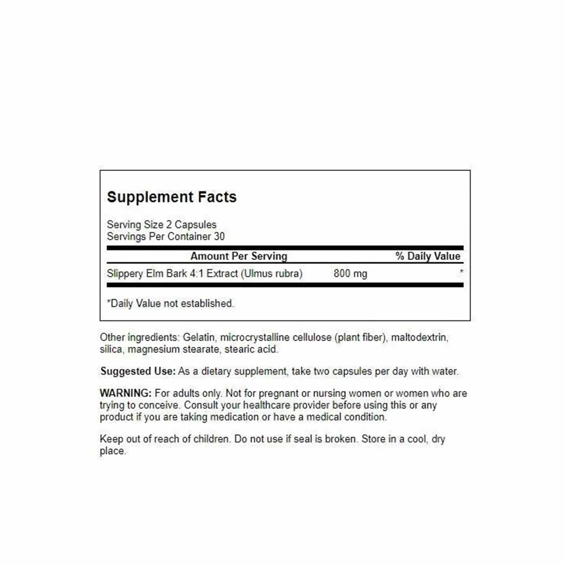 Swanson Slippery Elm Bark Swanson