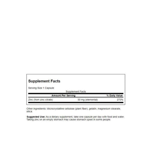 Swanson Zinc Citrate