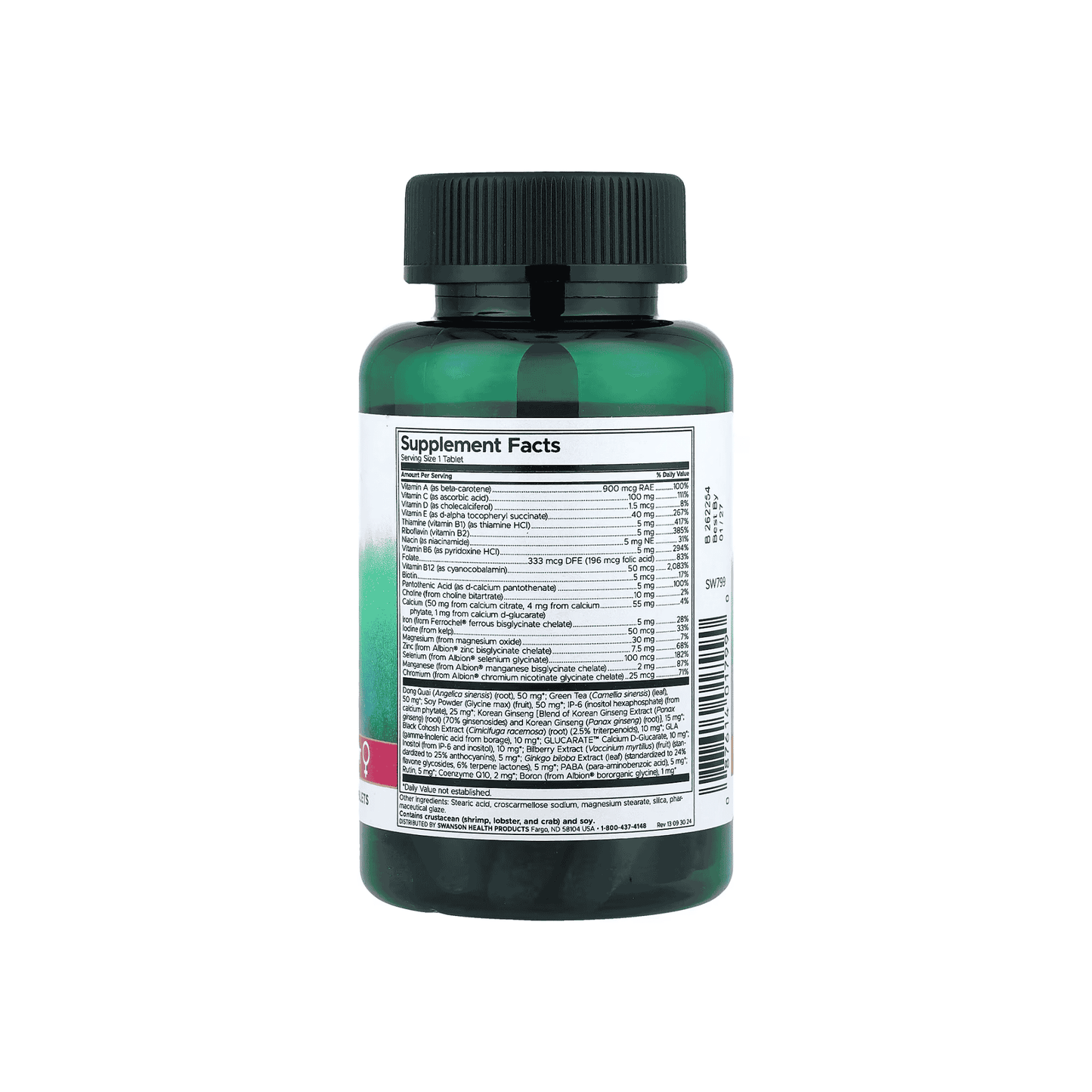 Swanson Women's Multi +Hormone Support