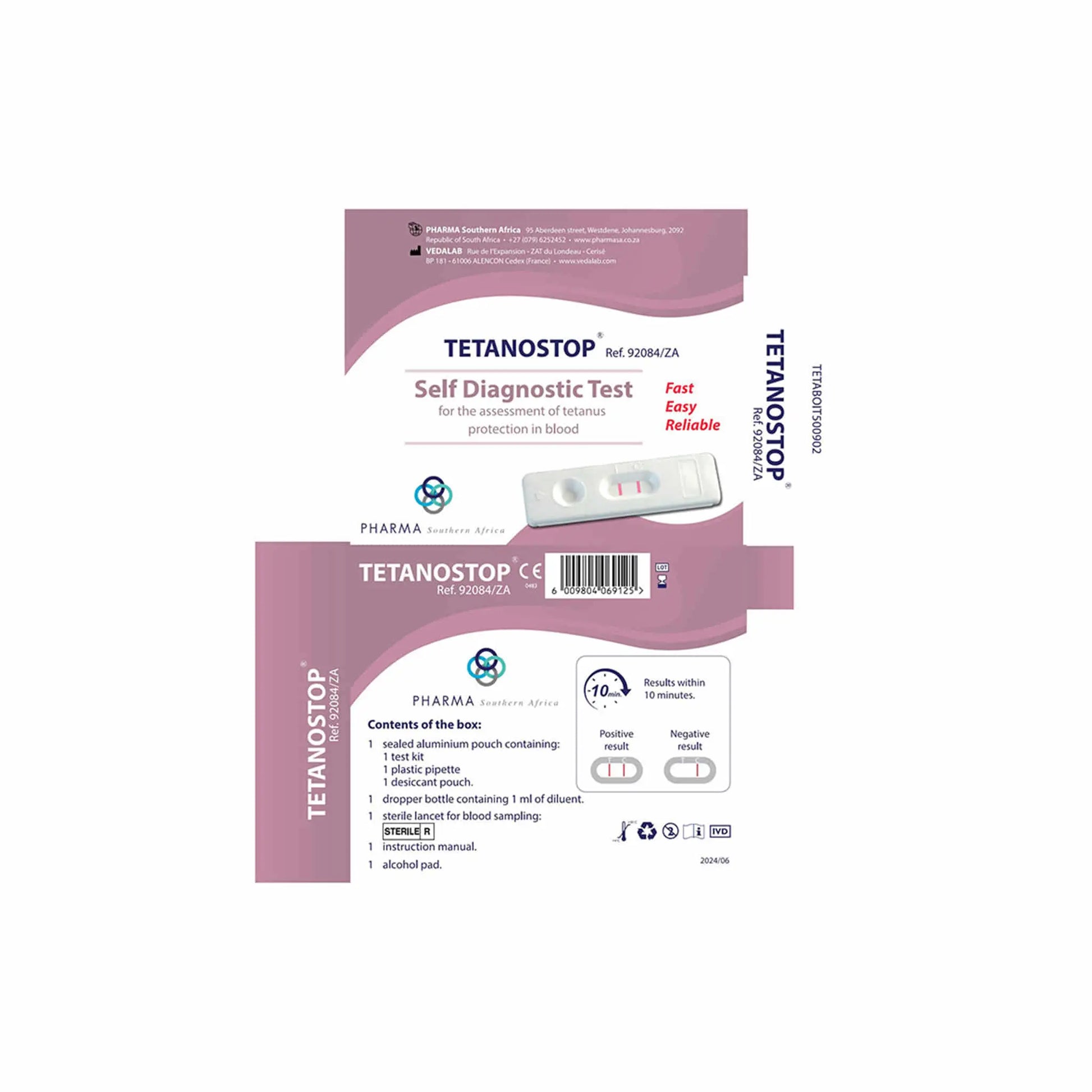 Tetanostop  Self Diagnostic Test Pharma