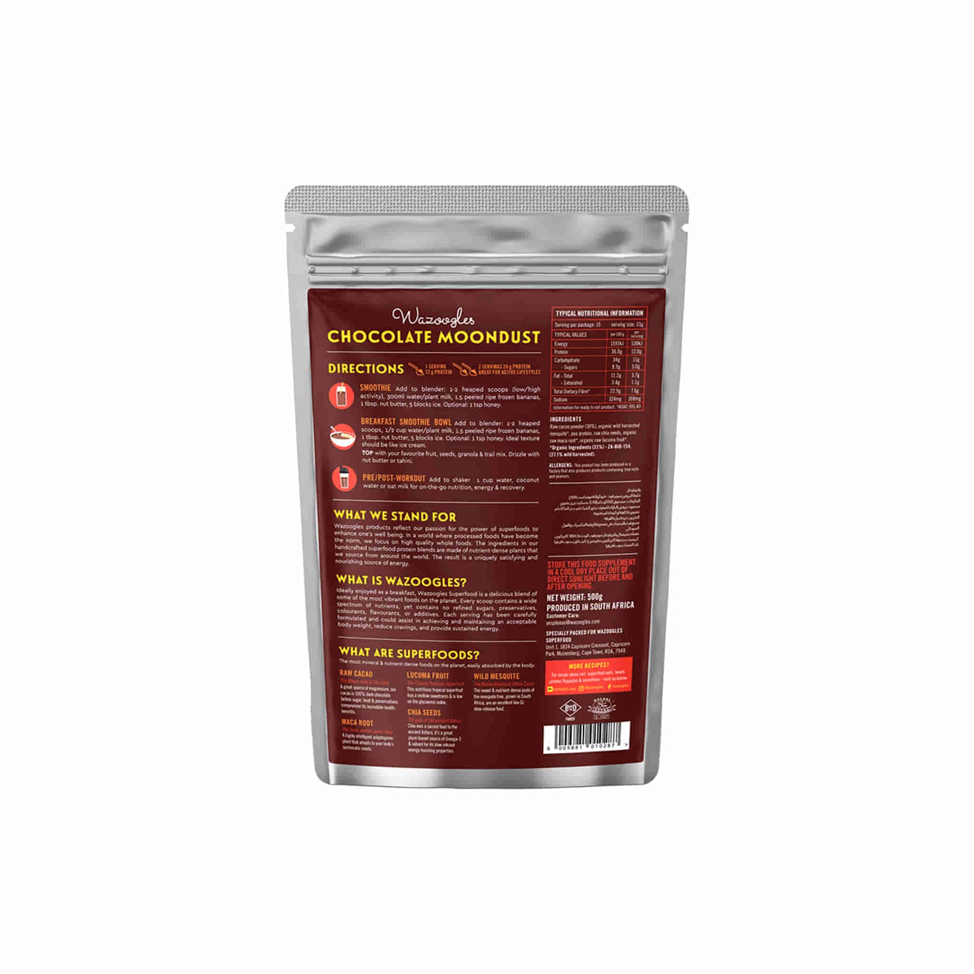 Wazoogles Superfood Chocolate Moondust Wazoogles
